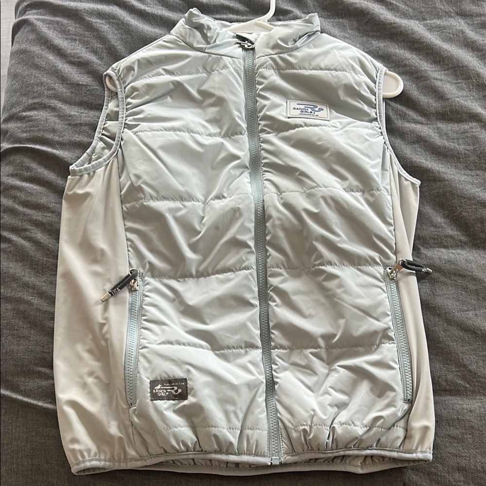 Ranch girls Light blue/Gray Puffer Vest